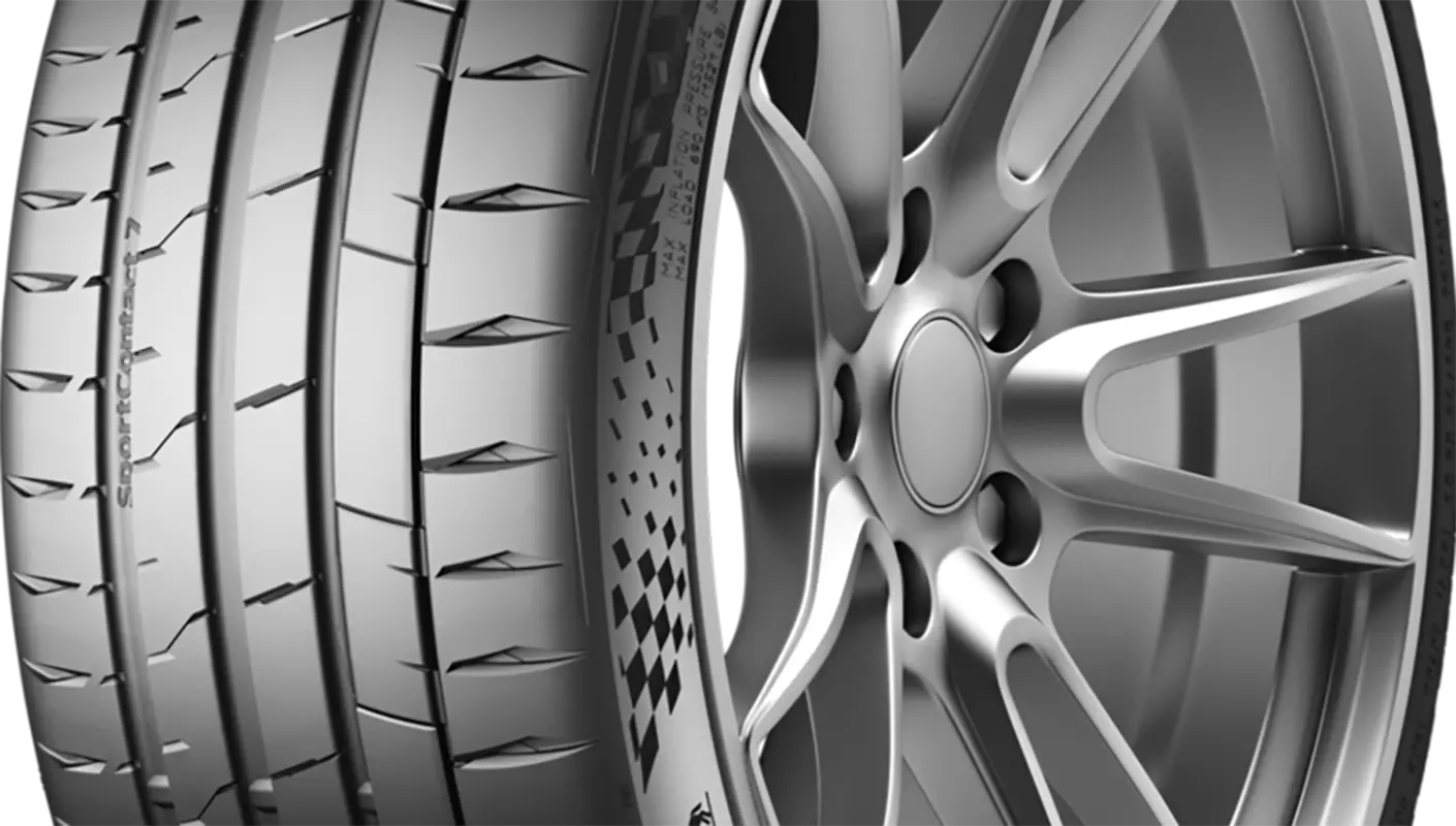Летняя шина Continental ContiSportContact 7 245/35R21 96Y 4