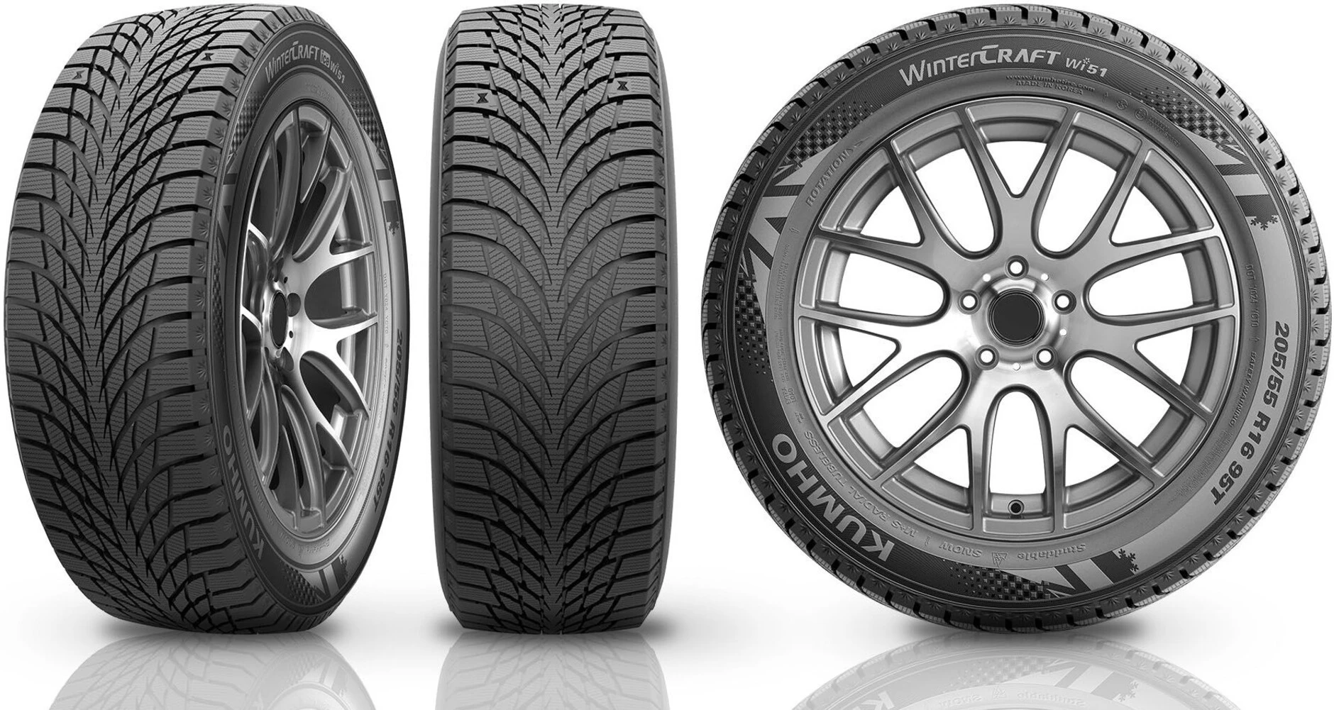 Зимняя шина Kumho Wintercraft WI51 195/60R16 93T 3
