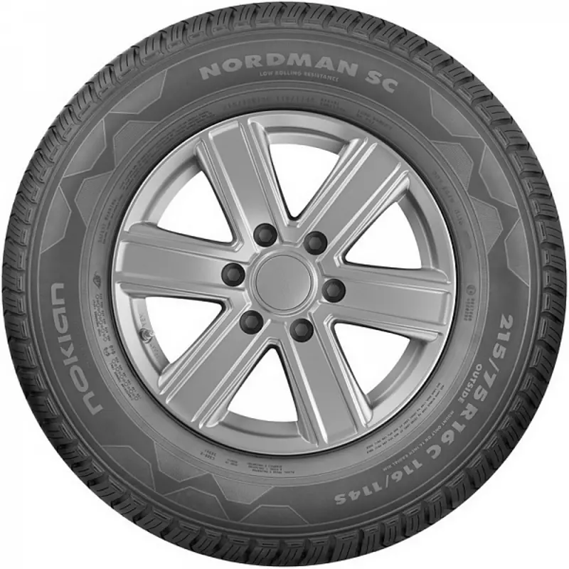 Летняя легкогрузовая шина Ikon (Nokian Tyres) Nordman SC 195/75R16C 107/105S 3